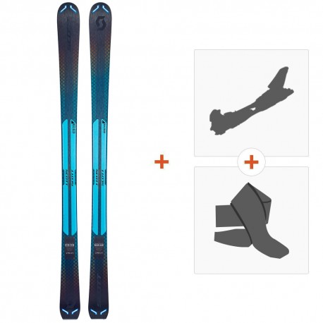 Ski Scott Slight 83 W 2019 + Touring Ski Bindings + Climbing Skins  - All Mountain + Touring