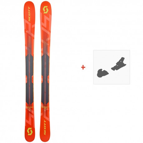 Ski Scott Jr Scrapper 2019 + Ski Bindings - Ski All Mountain 86-90 mm with optional ski bindings