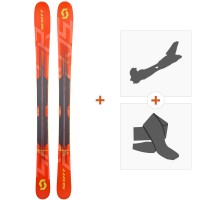 Ski Scott Jr Scrapper 2019 + Alpine Touring Bindings + Climbing skin - Touring Ski Set 86-90 mm