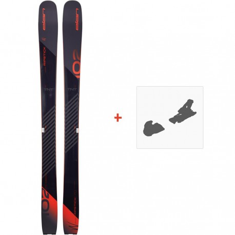 Ski Elan Ripstick 102 W 2020 + Fixations de ski - Pack Ski Freeride 101-105 mm