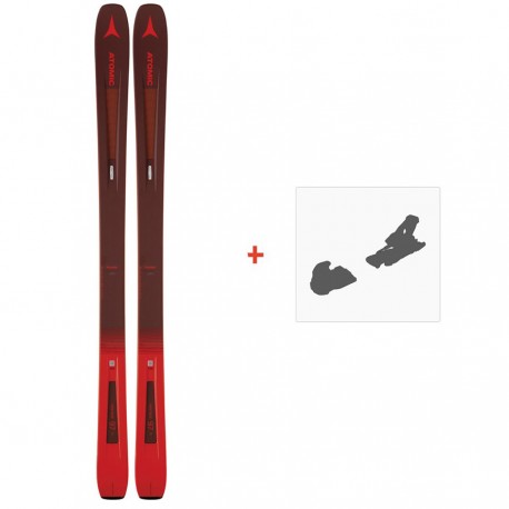 Ski Atomic Vantage 97 TI 2019 + Fixation de ski - Pack Ski Freeride 94-100 mm