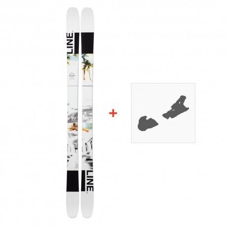 Ski Line Tom Wallisch Pro 2019 + Ski bindings - Freestyle Ski Set