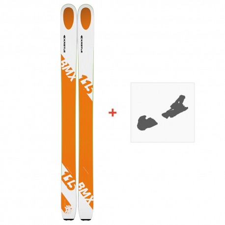 Ski Kastle BMX115 2019 + Fixarion de ski - Pack Ski Freeride 111-115 mm