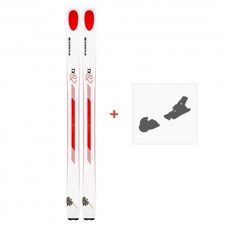 Ski Kastle TX82 2020 + Fixation de ski - Pack Ski Randonnée + Fixations ( sans peaux )