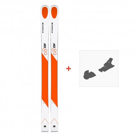 Ski Kastle MX89 2020 + Fixation de ski - Ski All Mountain 86-90 mm avec fixations de ski à choix