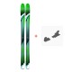 Ski K2 Fulluvit 95 Ti 2019 + Fixation de ski - Pack Ski Freeride 94-100 mm