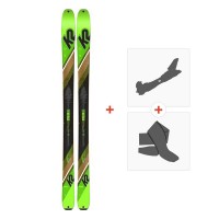 Ski K2 Wayback 88 2020 + Fixations de ski randonnée + Peaux - Rando Polyvalent