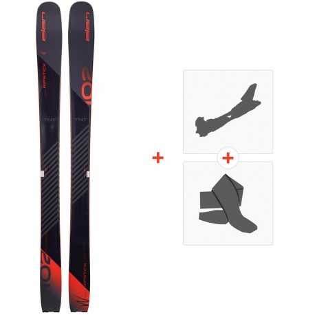 Ski Elan Ripstick 102 W 2020 + Touring bindings - Freeride + Touring