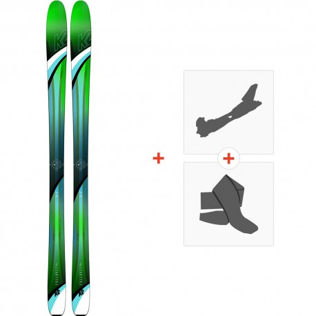 Ski K2 Fulluvit 95 Ti 2019 + Tourenbindungen - Freeride + Touren