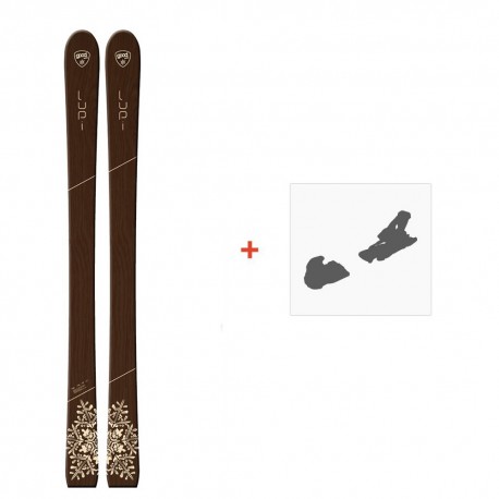 Ski Goodboards Lupi Tip Rocker 2019 + Ski bindings - Pack Ski Freeride 94-100 mm