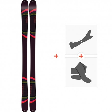 Ski K2 Missconduct 2019 + Tourenbindungen - Freestyle + Piste + Touren