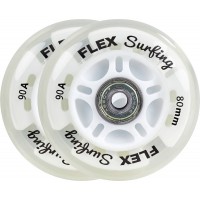 Flexsurfing Scooter Wheels Light up 2-pack 80mm 2019 - WaveBoard