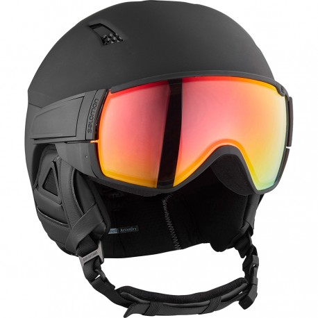 Salomon Ski helmet Driver CA Photo Black 2021 - Skihelm mit Visier