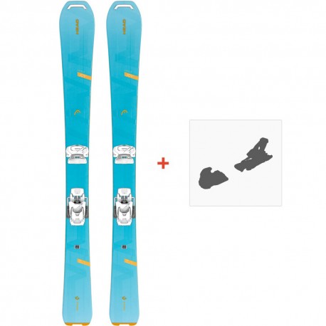 Ski Head Wild Joy 2019 + Fixation de ski - Ski All Mountain 86-90 mm avec fixations de ski à choix