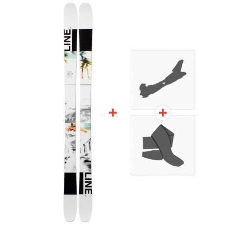 Ski Line Tom Wallisch Pro 2019 + Fixations de ski randonnée - Freestyle + Piste + Rando