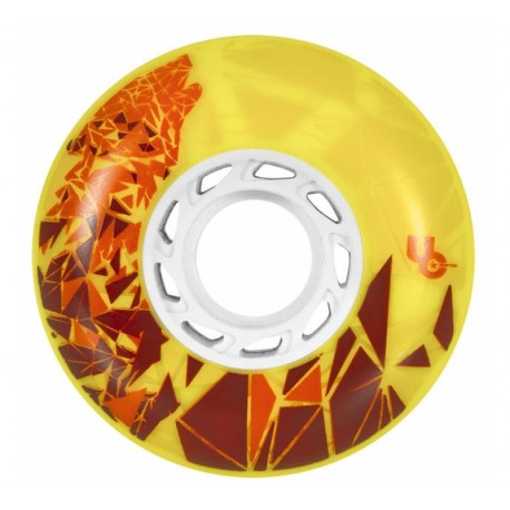 Undercover Wheels  Wolf (Bullet Radius) Yellow 72mm 2018 - ROUES