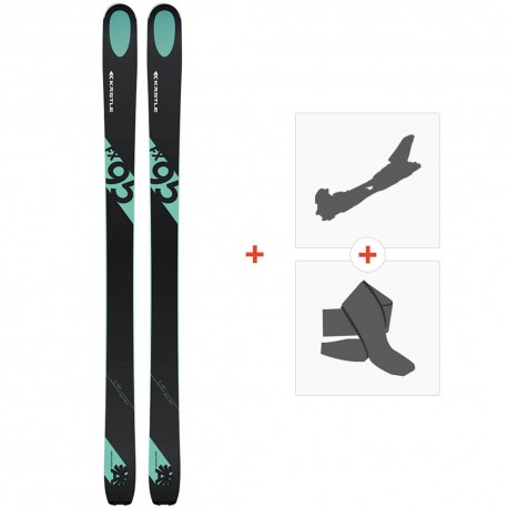 Ski Kastle FX95 2019 + Fixations de ski randonnée + Peaux - Freeride + Rando