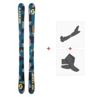 Ski Scott Kid Scrapper 2017 + Fixations de ski randonnée + Peaux - Pack Ski Randonnée 69-74 mm