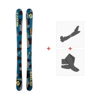 Ski Scott JR Scrapper 2017 + Fixations de ski randonnée + Peaux - Pack Ski Randonnée 86-90 mm