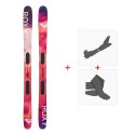 Ski Roxy Shima Freeride 2019 + Fixations de ski randonnée + Peaux