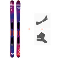 Ski Roxy Shima All Mountain Flat 2019 + Touring bindings - Touring Ski Set 86-90 mm