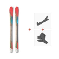 Ski Nordica Belle 88 2017 + Fixations de ski randonnée + Peaux - All Mountain + Rando
