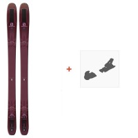Ski Salomon N QST Lumen 99 2019 + Skibindungen - Pack Ski Freeride 94-100 mm