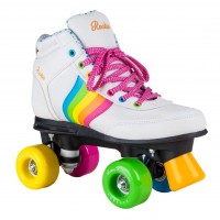 Quad skates Rookieskates Forever Rainbow White 2020 - Rollerskates
