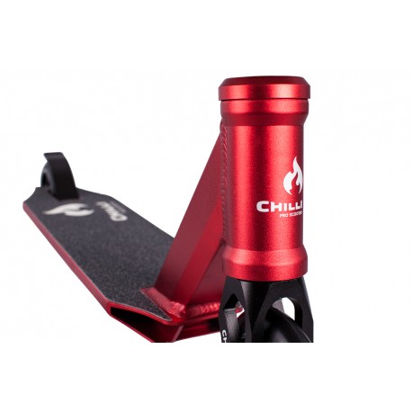 Chilli Scooter Complete Pro 3000 Red/Black 2022 - Freestyle Scooter Komplett