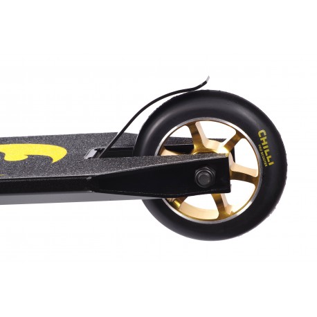 Chilli Scooter Complete Pro 3000 Black/Gold 2022 - Trottinette Freestyle Complète