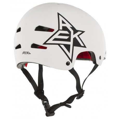 Skateboard-Helm Rekd Elite Icon White/Black 2019 - Skateboard Helme