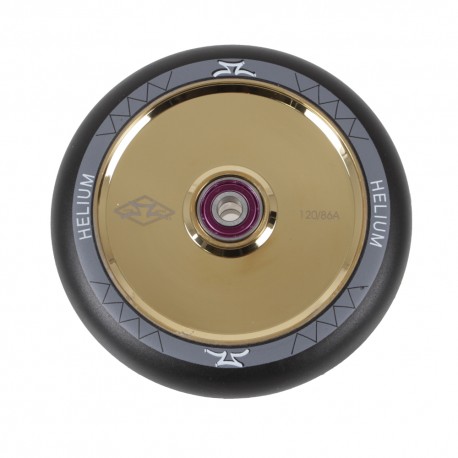 AO Scooter Wheel Helium 120mm incl. Titen Abec 9 polished 2020 - Roues