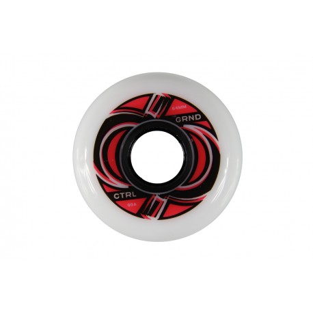 Ground control Wheels 64mm 90A White 2019 - ROUES
