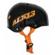 ALK13 Helmet H2O+ Noir / Orange 2017 - Skateboard Helme