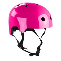 Skateboard-Helm Sfr Essentials Gloss Fluo Pink 2023 - Skateboard Helme