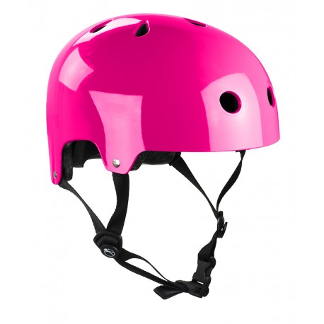 Skateboard-Helm Sfr Essentials Gloss Fluo Pink 2023 - Skateboard Helme