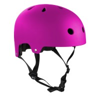 Skateboard-Helm Sfr Essentials Matt Fluo Pink 2023 - Skateboard Helme