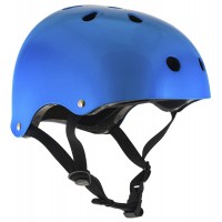 Skateboard-Helm Sfr Essentials Gloss Metallic Blue 2023 - Skateboard Helme