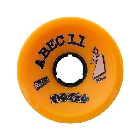 Abec11 ZigZag Reflex 70mm 86A Orange 2019 - Roues Longboard