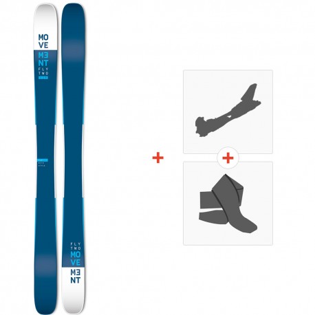 Ski Movement Fly Two 115 2019 + Touring bindings - Freestyle + Freeride + Touring