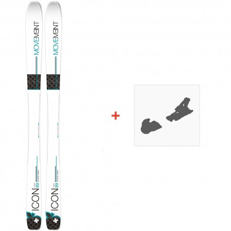 Ski Movement Icon 89 W 2020 + Skibindungen - Ski All Mountain 86-90 mm mit optionaler Skibindung