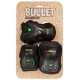 Bullet Junior Triple Padset Black Red Yellow Green 2019 - Protektoren Set