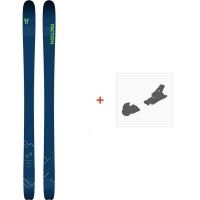 Ski Faction Agent 1.0 2020 + Fixations de ski - Ski All Mountain 86-90 mm avec fixations de ski à choix