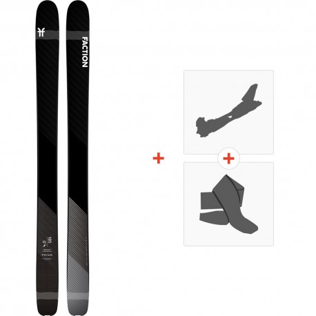 Ski Faction Prime 4.0 2020 + Fixations de ski randonnée + Peaux - Rando Freeride
