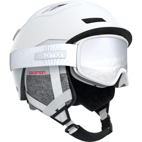 Salomon Ski helmet QST Charge W Mips White Pop 2021 - Casque de Ski