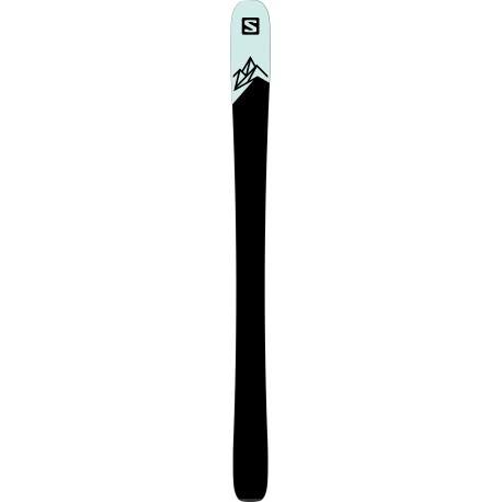 Ski Salomon N QST Lux 92 Blue Green/Light Blue 2021 - Ski Women ( without bindings )