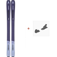 Ski Atomic Vantage WMN 90 TI Antracite 2020+ Fixations de ski - Ski All Mountain 86-90 mm avec fixations de ski à choix