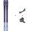 Ski Atomic Vantage WMN 90 TI Antracite 2020+ Fixations de ski randonnée + Peaux