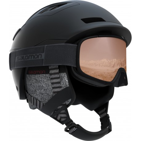 Ski Helmet Salomon Ski helmet QST Charge Mips Black 2021 - Casque de Ski