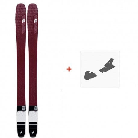 Ski K2 Mindbender 106 Alliance 2020 + FIxations de ski  - Pack Ski Freeride 106-110 mm